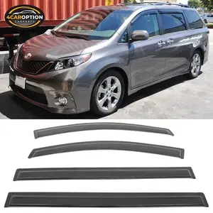 Fits 11-20 Toyota Sienna Window Visors Rain Sun Guard Shade Deflector Vent