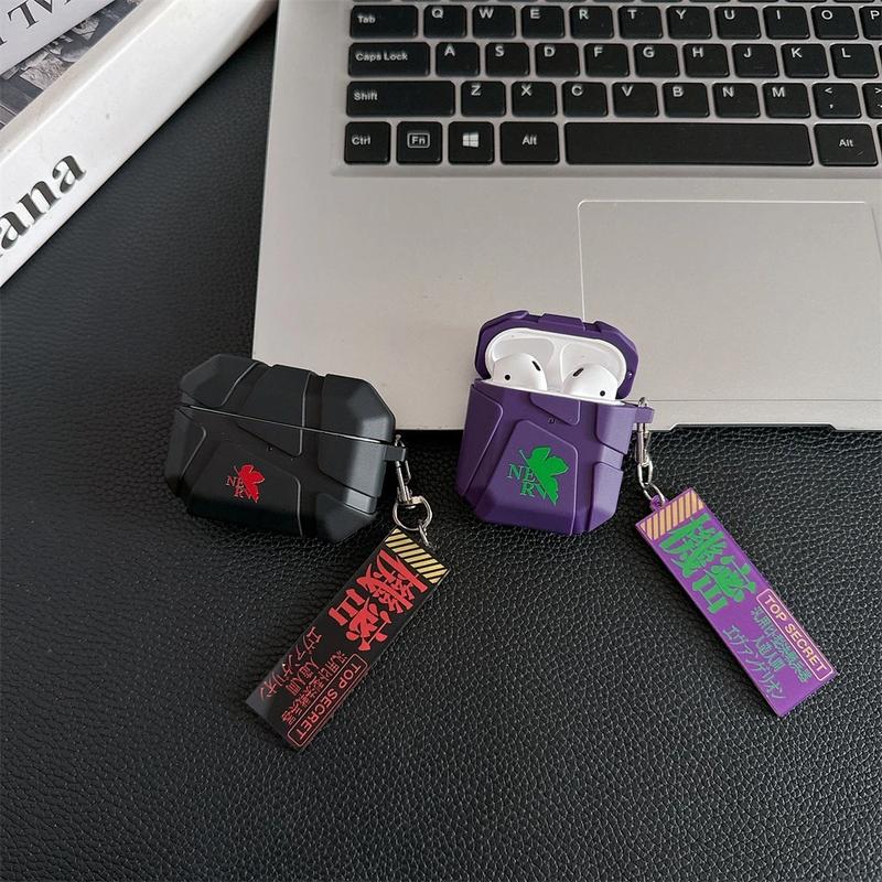 EVANGELION Earphone Case for AirPods 1 2 3 Pro 2 Case Anime Earphone Protective Cover for AirPods 4 Drop-resistant Shell Gifts