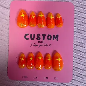 Solar Flare Press-On Nails
