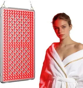 SERFORY Red Light Devices for Face Full Body Red Light Lamp High Power Infrared Light Panel for Skin Health 660nm，yoga