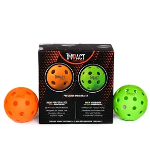 High Performance Precision Pickleballs - Indoor & Outdoor Ball Set