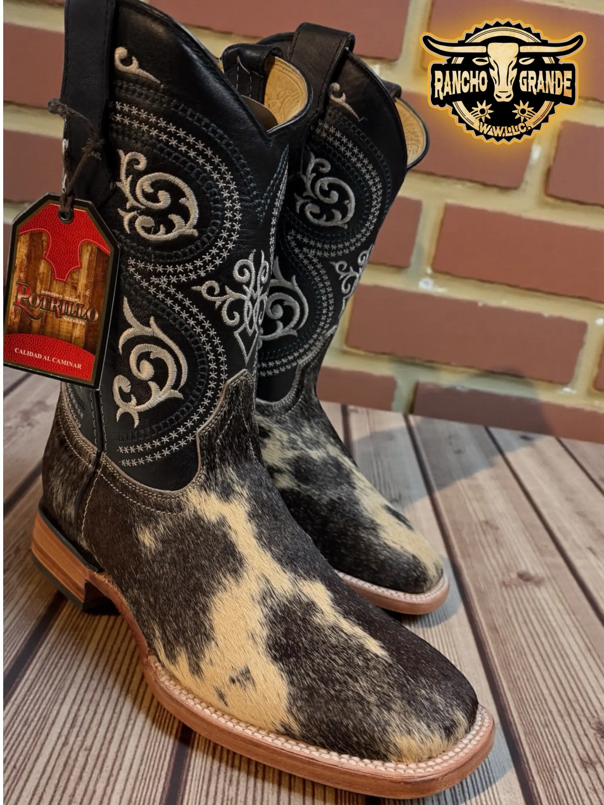 Men's Pointed Toe Cowboy Boots – Retro Western Style With Embroidery & Convenient Side-Zip, Botas Vaqueras Para Hombre