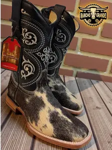 Pelo de Vaca Original Botas para Hombre Piel Genuina / Men's Genuine Leather  Cowhide Boots