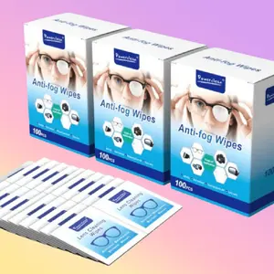 1 Box Eyeglass Cloth, Lens Cleaning Wipes, Disposable Eye Protection, Phone Screen Cleaner, Camera Cleaner, Anti-Fog Glasses Cloth, Single Use