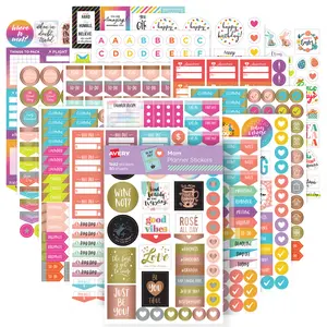 Avery Mom Planner Stickers Variety Pack, 30 Sheets, 1,682 Stickers for Your Planner, Journal or Calendar (6780)