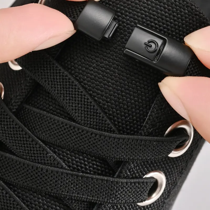 Simple Ombre Color Elastic Shoelaces, Stretchy Shoelaces, Secure Casual Laces for Men & Women, Shoe Accessories for Daily Use, Secure Lace Up, Thick Laces Design