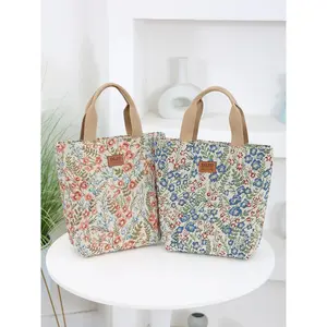 New Large Capacity Thick Fabric Bucket Bag, Portable for Work, Shopping, Daily Use, Fashion Vintage Style, Lightweight Versatile, Fashionable Bucket Bag