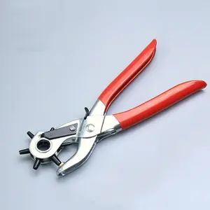 Multifunctional Belt Hole Punching Tool, Professional PU Leather Paper Hole Punching Tools, Portable Handheld Hole Punch for Home & Daily Industrial Use