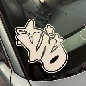 YND Corner Windshield Banner 1ft x 1ft OR 6in x 6in