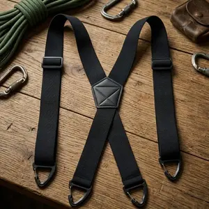 3.8cm X-shaped hidden back sling clothing heavy-duty work sling unisex