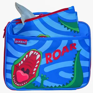 Classic Lunch Bag & Sandwich Bag Set - Dinosaur - Insulated Lunch Bag for Kids