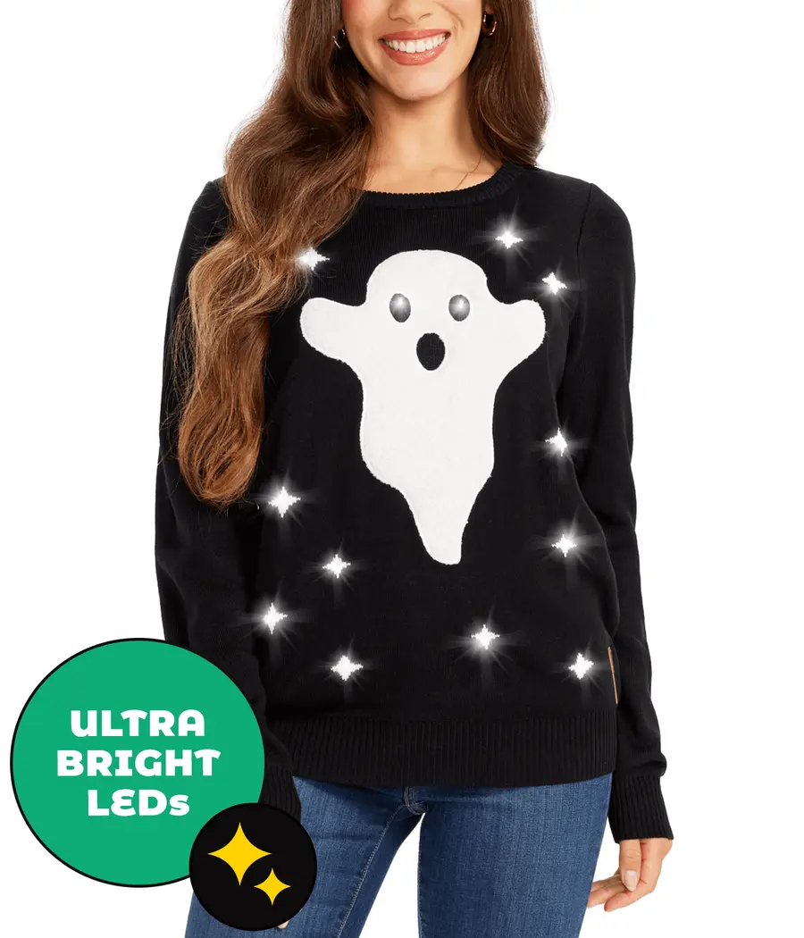 Women's Ghost Light Up Sweater