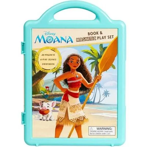 Disney Moana English Book by Grace Baranowski - Mixed Media Product, 1.5 lbs, 11.1" h x 8" l x 0.8" w, 20+ Magnets