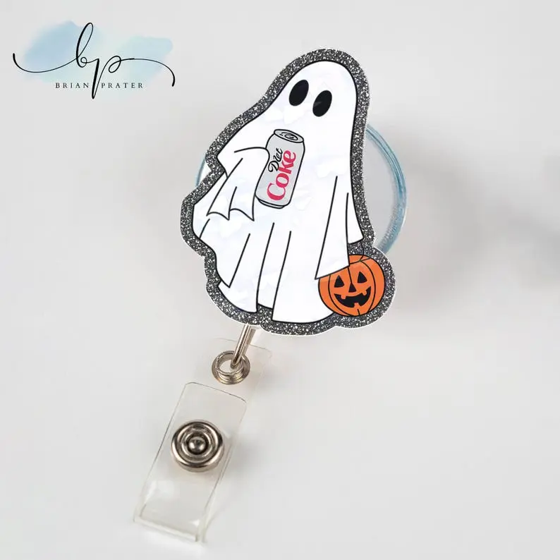 Nurse Badge Reel Charm Glucose
