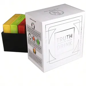 275Cards Truth or Drink Adult Party Game Challenges - Fun Drunk Game for Game Night - Great Gift for Pregames, Bachelorettes, Couples, and More