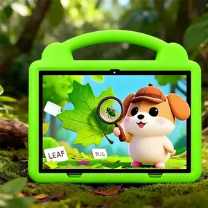 10.1 Inch Android Kids Tablet PC, Toddler Tablet with Parent Control, Dual Camera & 2.4g WiFi, 1028x800 IPS Display, Includes Toy