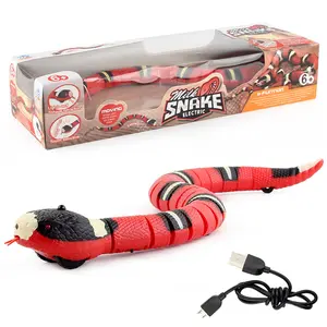 Novel and Unique Prank Toys: Remote Control Reptile Rattlesnake, Sensor Cobra, Silver Ring Snake, Funny Toys