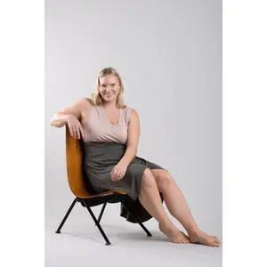 Ruth High-Low Skirt Olive Green - Smooth Womenswear, Comfortable Design for Nursing and Top Wear Chic Bottom Elastic