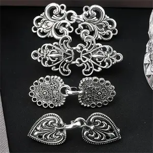 Vintage Sweater Shawl Clips Set 4 Count for Women Elegant Retro Cardigan Clips Durable Zinc Alloy for Wedding Party Crufty