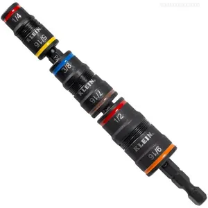 Tools 32933 Impact Driver, SAE 7-in-1 Impact Rated Socket Set, 3 Flip Sockets with 6 Hex Driver Sizes and 1/4-Inch Bit Holder, 5-Inch ShaftEverlanelnspired17FFSummitSupply7