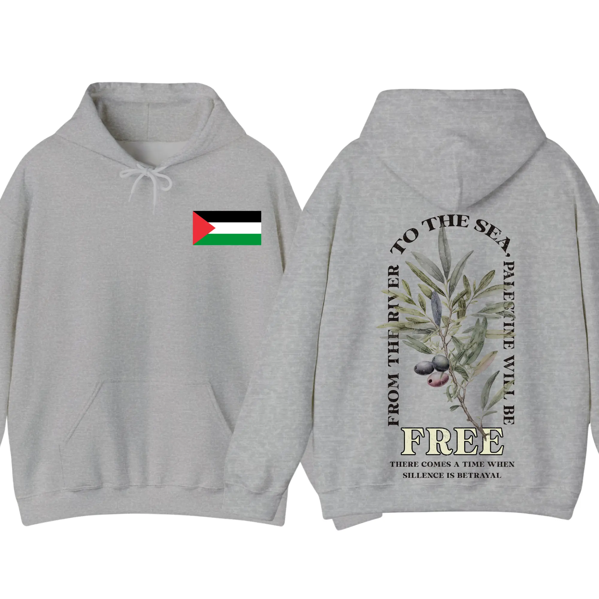Palestine Flag Graphic Hoodie & T-Shirt  friend , Gaza Unisex Varsity Style Top, Comfortable Cotton Fabric, Casual Streetwear Gift for men