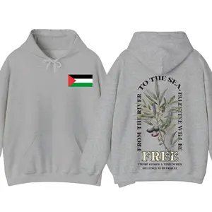 Palestine Flag Graphic Hoodie & T-Shirt  friend , Gaza Unisex Varsity Style Top, Comfortable Cotton Fabric, Casual Streetwear Gift for men