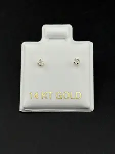 14K Gold Earrings - Studs