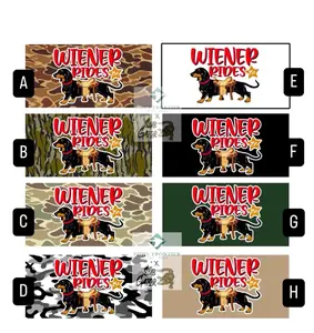 Wiener Rides 25 Cents Vanity License Plate, Car Decor, Trug Tag, Gift for New Driver