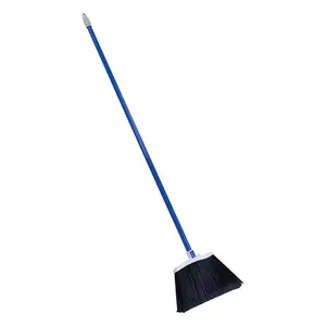 212 MAIN Angle Broom - 14 in., Rubbermaid Model 1861509, Durable Poly Fibers with Split Tip, Extra-Reach Design for Large Rooms, Angle Shape for Tight Corners