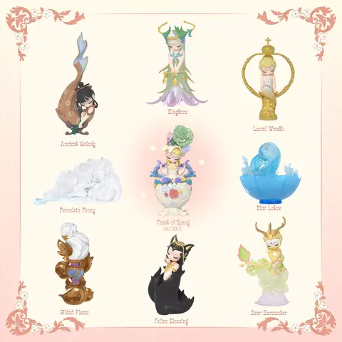 52TOYS Sleep The Treasure Gallery Series Candy Box Collectible Toy Kawaii Creative Gift Room Decor Dolls Kawaii Action Anime Figure Toys Gift