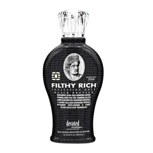 Filthy Rich Dark Bronzing Lotion by Devoted Creations, 12.25 fl oz Body Care Cosmetic