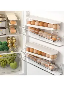 Eggs Automatic Rolling Refrigerator Organiser