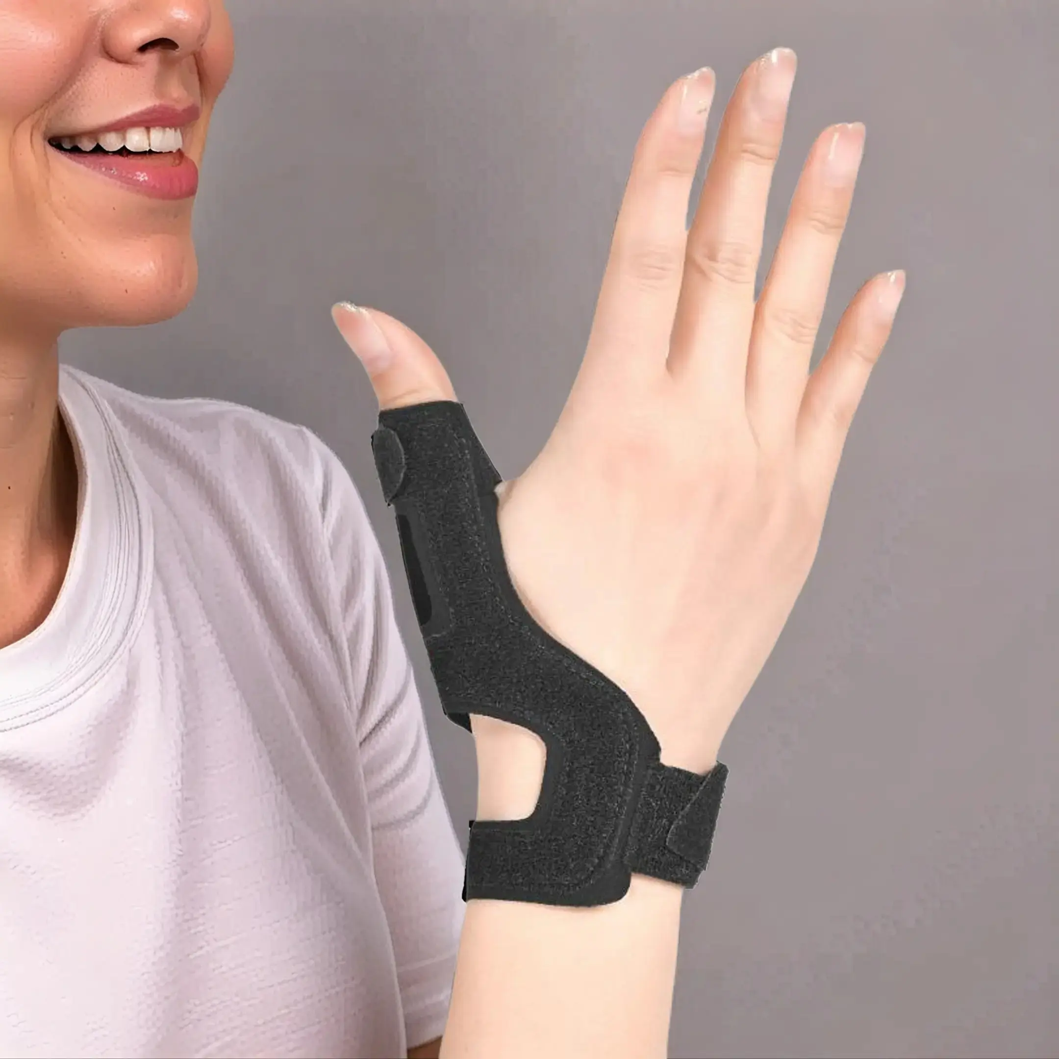 Comfortable and Breathable Thumb Sleeve, Thumb Protector, Wrist Sleeve for Sports, Exercise & Training, Finger Stabilizer, Unisex for Left & Right Hands, Breathable Brace