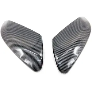 Signature Carbon Fiber Print Non-Turn Signal Side Door Mirror Covers OverlaysCompatible with 2016-2020 Honda Civic