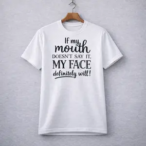 If My Mouth Doesn’t Say It Tee Premium Cotton Heavyweight Oversized Funny Graphic T-Shirt for Women Vintage Soft Streetwear Casual Summer Outfit Daily Wear Aesthetic Shirt Gift for Her t shirts for summer t shirts y2k graphic t shirts