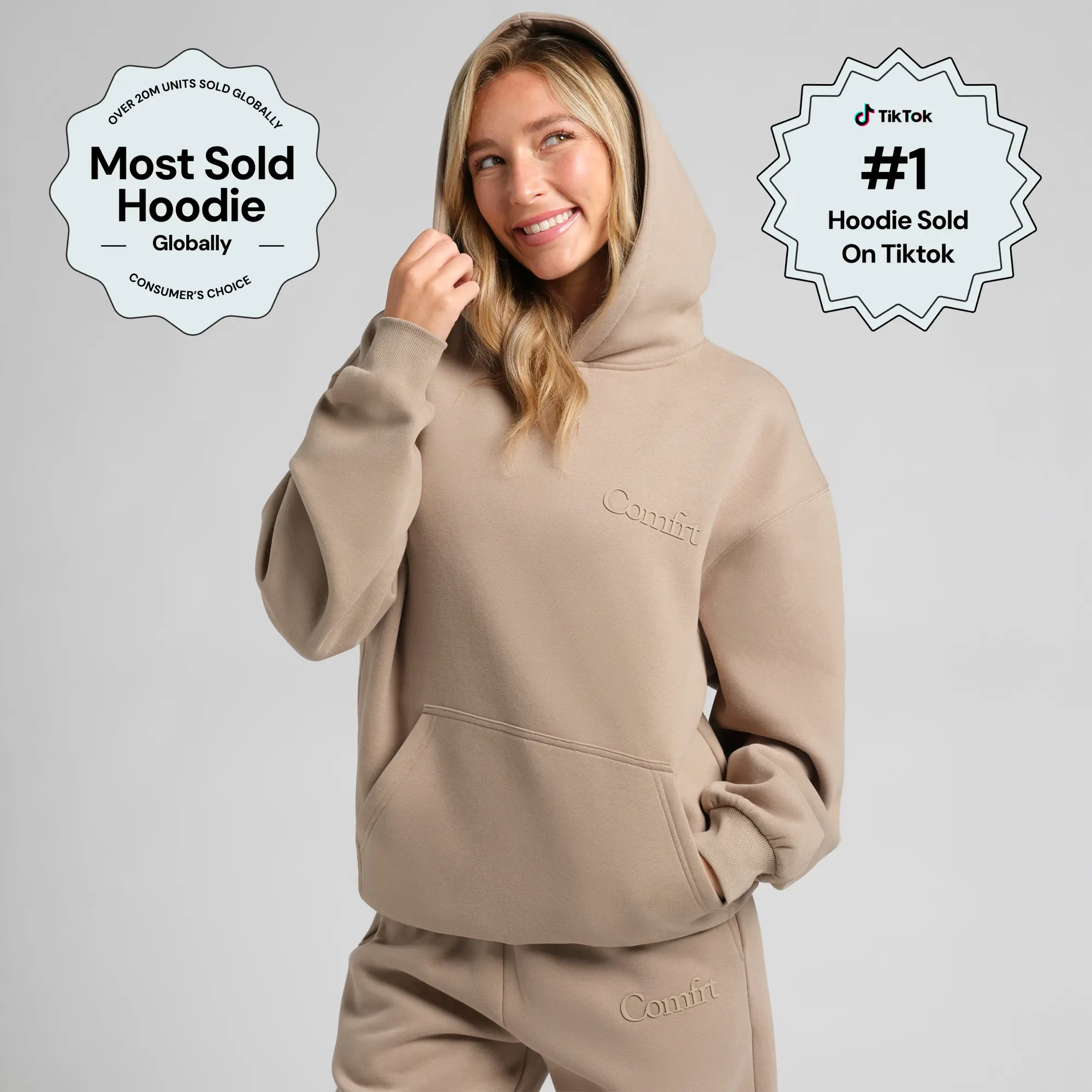 Comfrt | Minimalist Hoodie | Super Soft Oversized Slightly Weighted Hoodie Comfrt | Minimalist Hoodie | Super Soft Oversized Slightly Weighted Hoodie