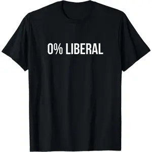 0 Percent Lib T-shirt Funny Graphic Tee Halloween Humor Gift Idea