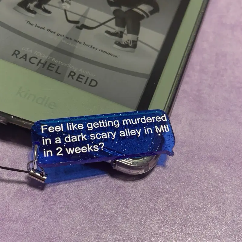 “Dark Alley” text phone/kindle charm or keychain “Dark Alley” text phone/kindle charm or keychain