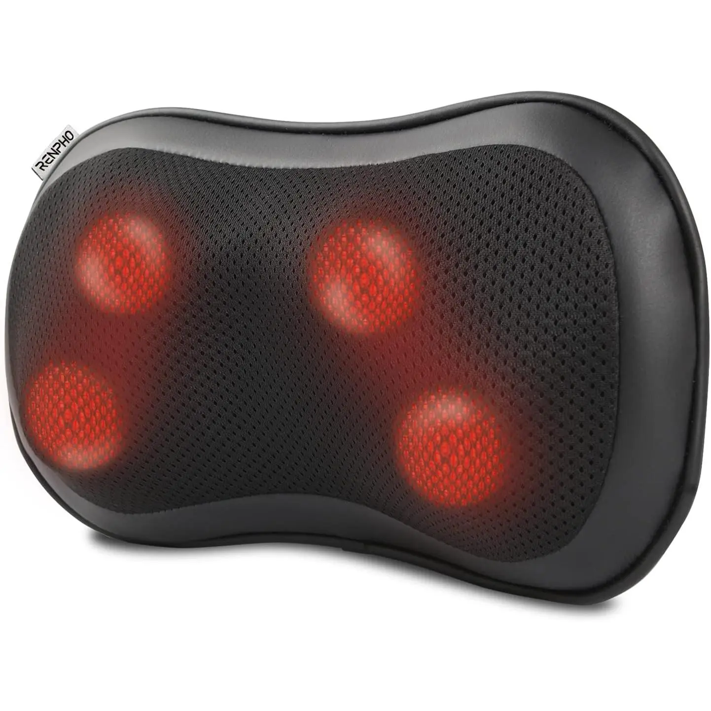 RENPHO Back Massager with Heat, Shiatsu Massage Pillow with Deep Tissue Kneading for Neck Back Shoulder, Relaxation Gifts for Mom Dad, Use at Home Office