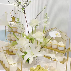 House Shape Display Rack for Bakeries! 2-Tier Window Shop Prop to Attract Customers. Unique Cake & Dessert Stand for Retail Display, Coffee Shop Decor.