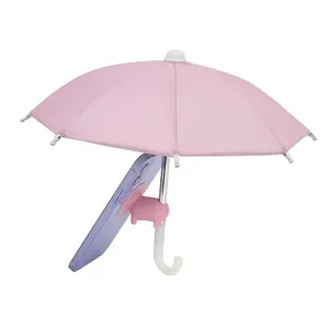 Phone Umbrella for Sun with Suction Cup Stand, Sun Shield with Suction Cup Mount Phone Holder Anti-Refection Block Glare, Creative Outdoor Cell Phone Holder Sun Shade Accessories Compact