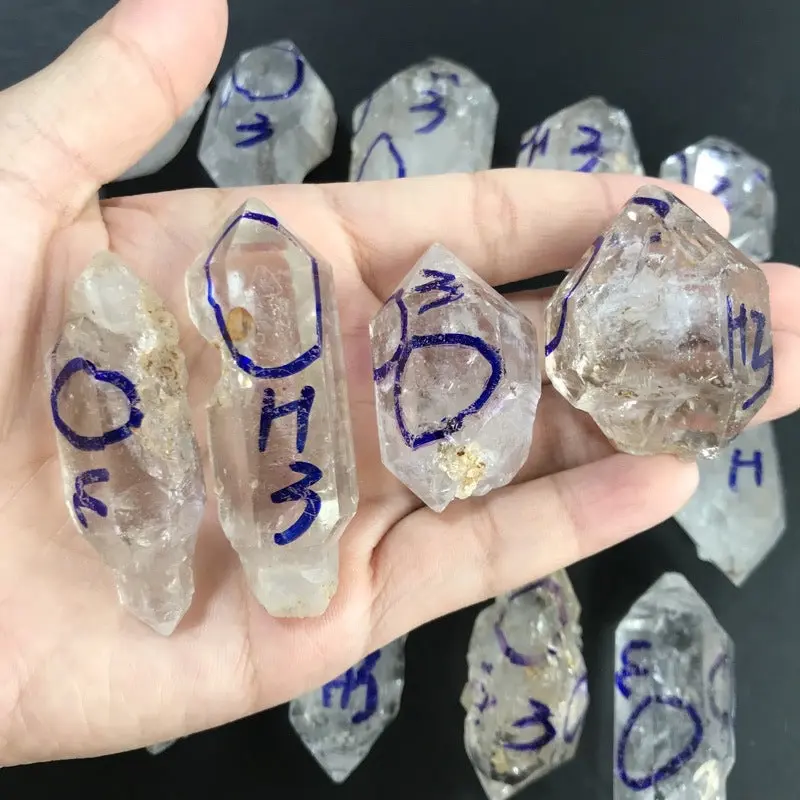 Enhydro Mobile Sand Herkimer Crystal with water bubble healing crystal manifestation |