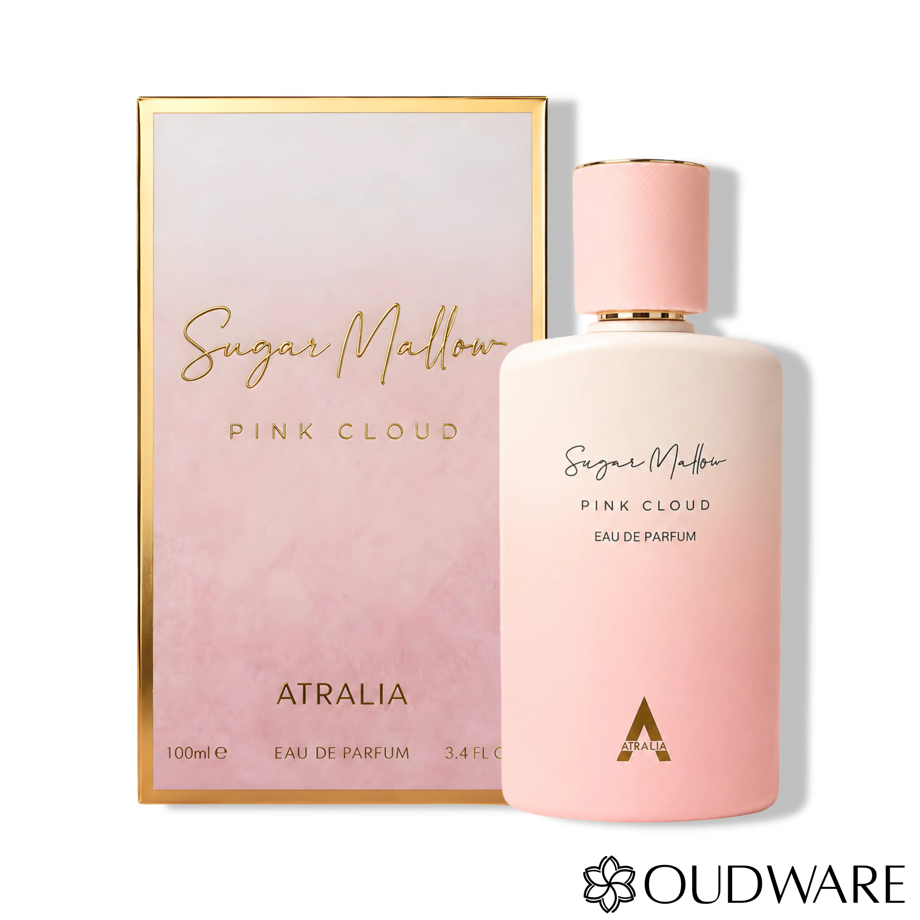 Atralia Sugar Mallow Pink Cloud  Eau De Parfum 100ml (3.4oz) - A Luxurious Fruity Floral Perfume For Women