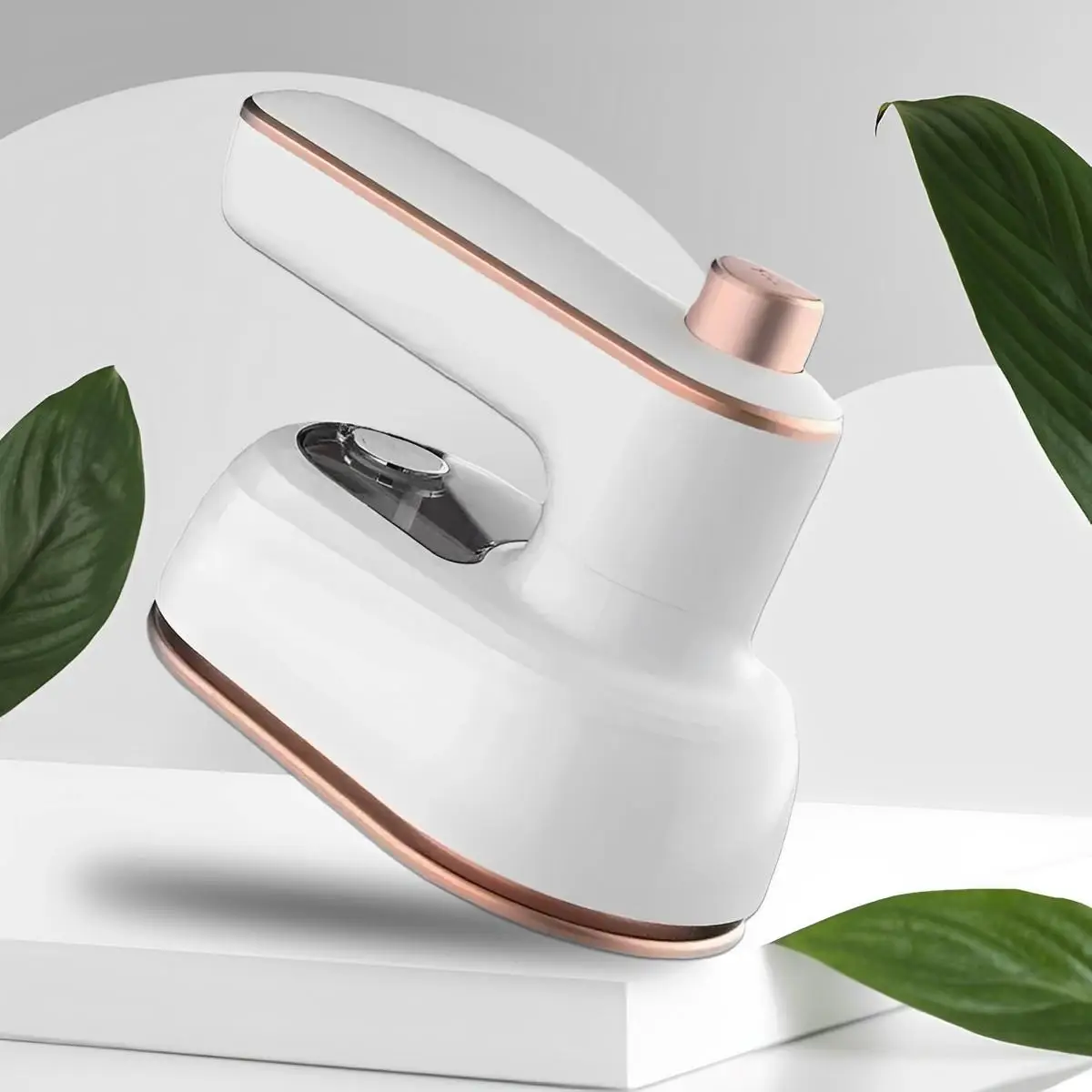 Mini Steam Iron for Clothes, Portable Handheld Steamer, Steam Iron Support Dry & Wet Ironing, 180 Degree Rotating Ironing Machine, Universal Home Appl