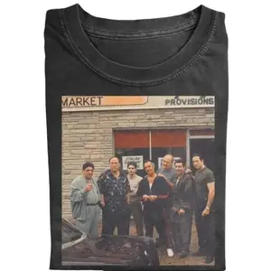 Vintage Sopranos Crew T-Shirt, Mafia Graphic Tee, Retro TV Show, Gift For Her, Him, Streetwear, Viral Tee, TikTok Trending