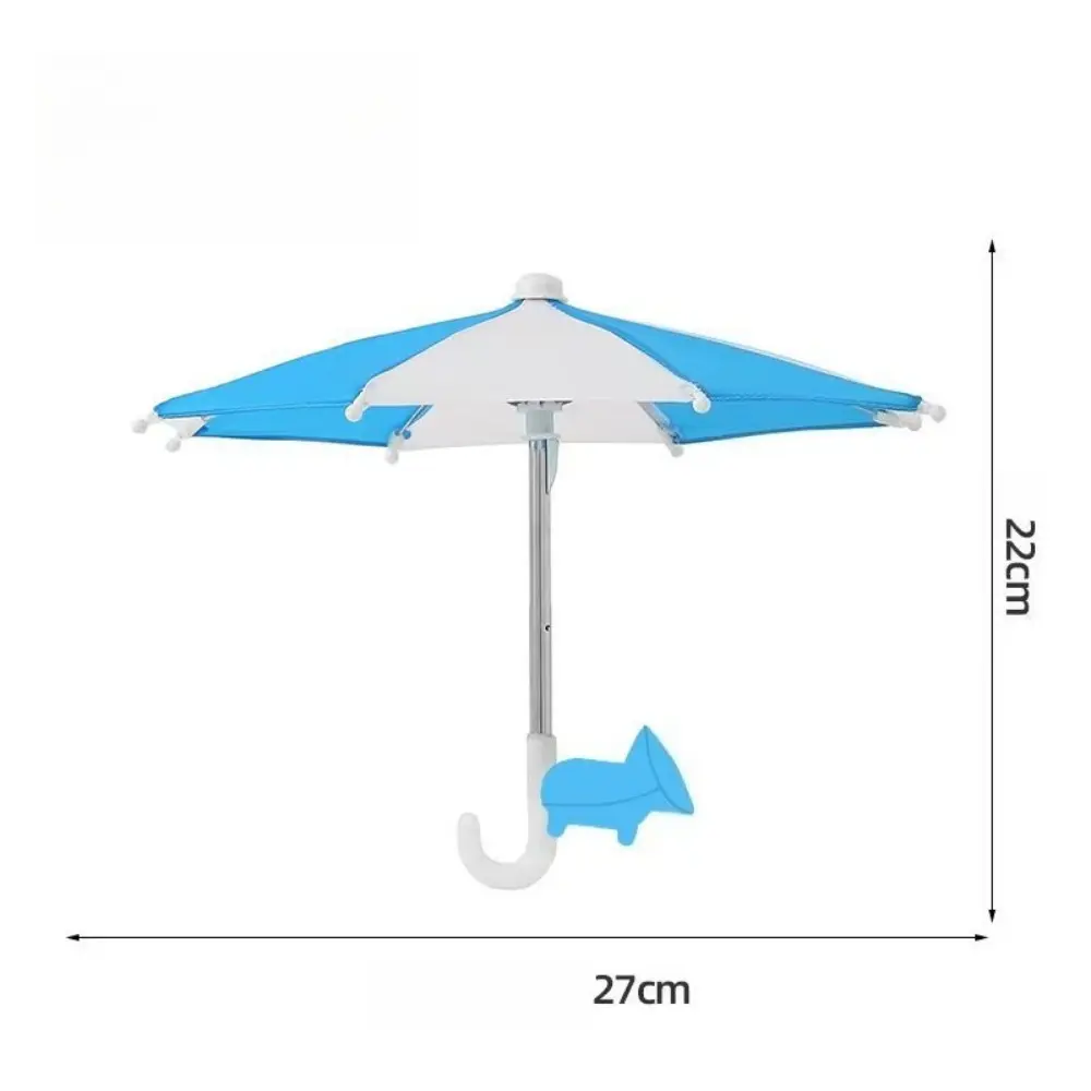 1pc Mini Mobile Phone Sunshade Umbrella Set, Outdoor Anti-Glare Portable Umbrella, with Accessories, Rain and Sun Protection 1pc Mini Mobile Phone Sunshade Umbrella Set, Outdoor Anti-Glare Portable Umbrella, with Accessories, Rain and Sun Protection