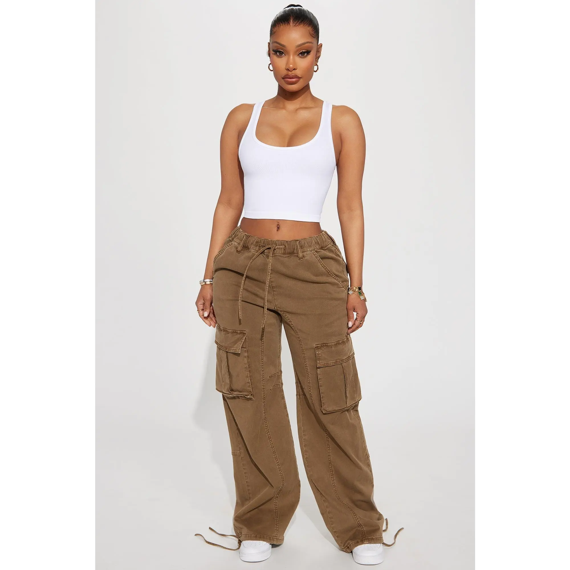 Portland Washed Cargo Pant - Brown
