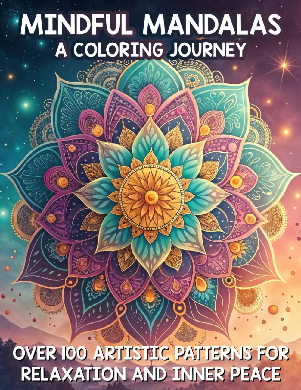 Mindful Mandalas: A Coloring Journey – Over 100 Artistic Patterns for Relaxation and Inner Peace: A Therapeutic Adult Coloring Book Featuring ... Enhance Mindfulness and Promote Stress Relief, Paperback