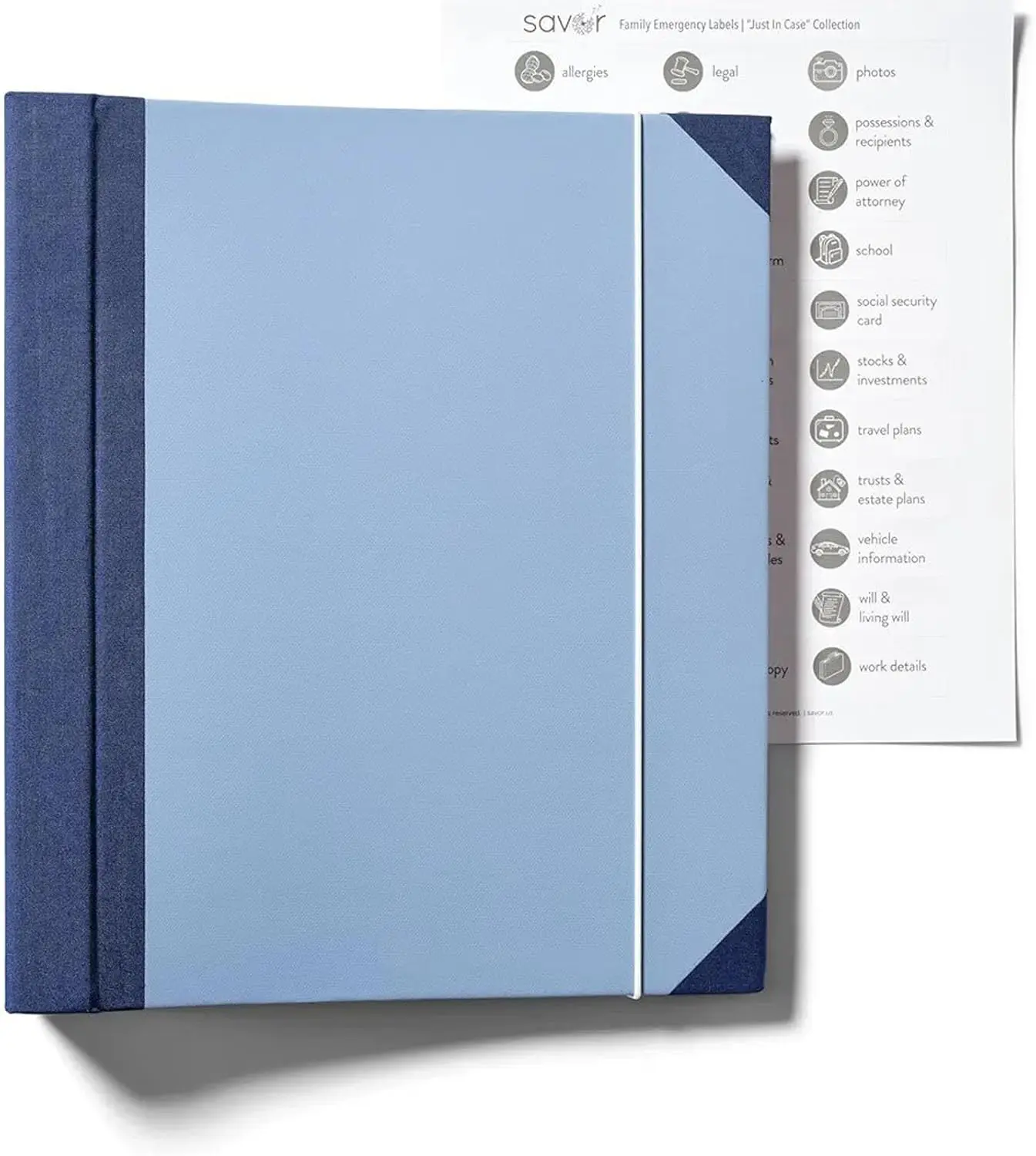 Document Organizer Folio - 2026 Important Binder with Manila Pockets, Durable & Practical Home Storage Case for Anyone Maintaining Organized Systems, Everyday Use for Peace of Mind & Organizing Files
