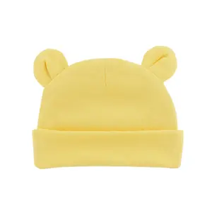 Newborn Adorable Mickey Ear Style Pullover Hat Soft for Gift Registry Essentials Bonnet Hood
